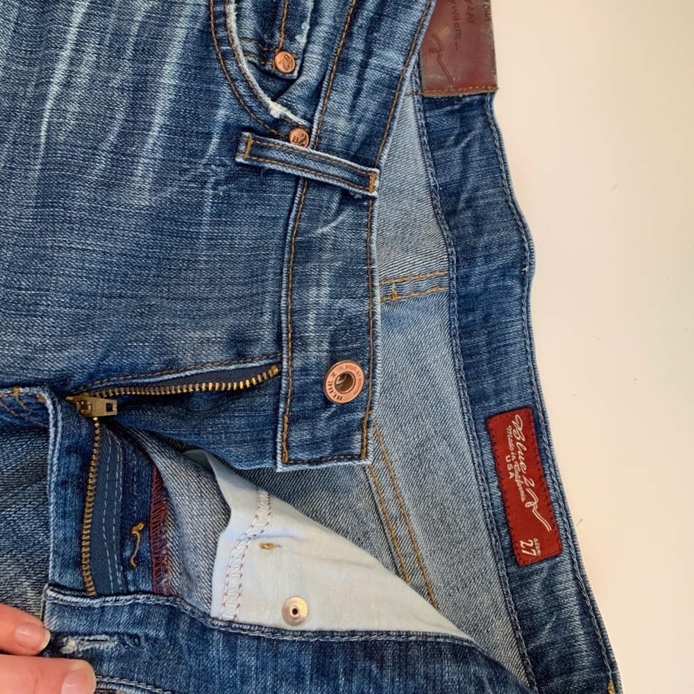 👖 Blue 2 Cropped Jeans - Picture 12 of 13